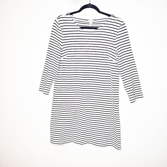 J. Crew Dresses J Crew Striped Long Sleeve Casual Dress Me Poshmark